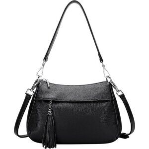 Over Earth Leather Handbags for Women Small Hobo Shoulder Bag Ladies Crossbody